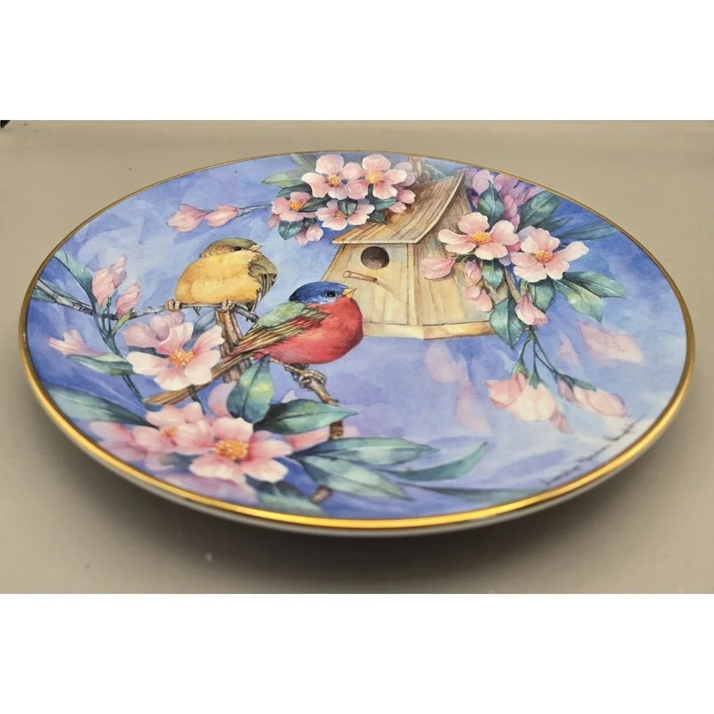Carolyn Shores Wright, 'House Hunting' Bone China 1990's  B#31
